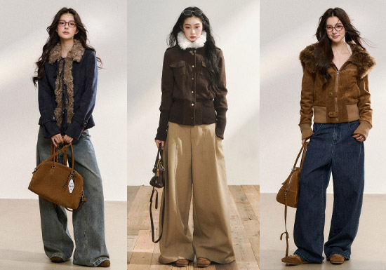 通勤穿搭!9套女士毛领外套搭配合集