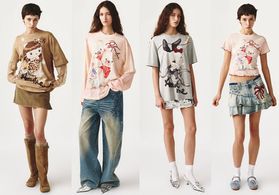 FORDARE「福蝶」发布4款2026春夏新款手绘感T恤