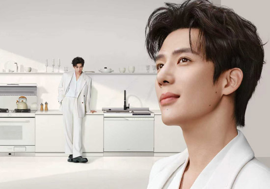 官宣:王安宇为火星人集成厨电全球品牌代言人